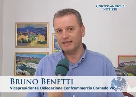 Bruno Benetti, vicepresidente della delegazione Confcommercio di Cornedo Vic.
