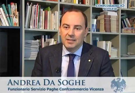 Andrea Da Soghe, funzionario Confcommercio Vicenza