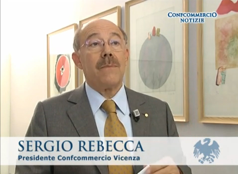 Il presidente Sergio Rebecca nel corso dell'intervista