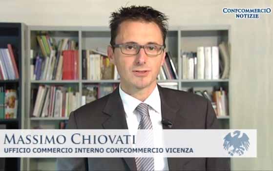 Massimo Chiovati, dell'Ufficio Commercio Interno di Confcommercio Vicenza