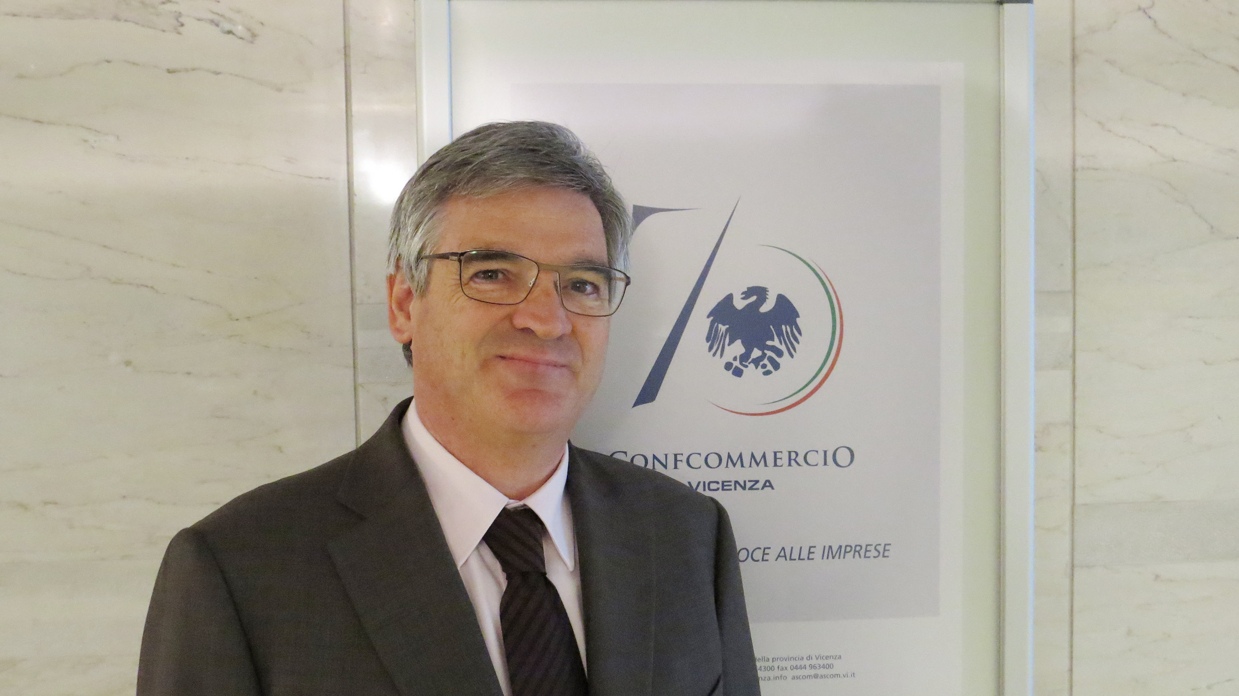 Stefano Soprana, presidente della delegazione Confcommercio di Vicenza