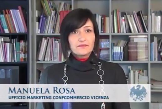 Manuela Rosa, Ufficio marketing Confcommercio Vicenza