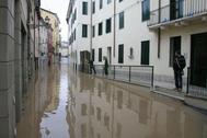 Un'immagine degli allagamenti dell'11 novembre (foto Comune di Vicenza) Un'immagine degli allagamenti dell'11 novembre (foto Comune di Vicenza)