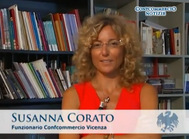 Susanna Corato, funzionario di Confcommercio Vicenza Susanna Corato, funzionario di Confcommercio Vicenza
