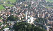 Una veduta di Asiago dall'alto Una veduta di Asiago dall'alto