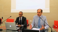 Da sinistra, Sebastiano Marinaccio con Ernesto Boschiero durante l'incontro tenutosi al Centro Formazione Esac Confcommercio Da sinistra, Sebastiano Marinaccio con Ernesto Boschiero durante l'incontro tenutosi al Centro Formazione Esac Confcommercio