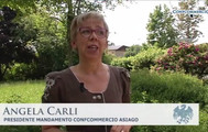 La presidente Angela Carli durante l'intervista La presidente Angela Carli durante l'intervista