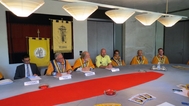 Un momento della conferenza stampa che si è tenuta nella sede di Confcommercio Vicenza Un momento della conferenza stampa che si è tenuta nella sede di Confcommercio Vicenza