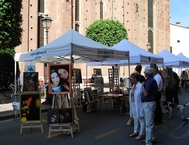 Corso Fogazzaro in una precedente edizione di "Montmartre a Vicenza" Corso Fogazzaro in una precedente edizione di "Montmartre a Vicenza"