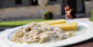 Un piatto di Bacalà alla Vicentina (Foto Studio Cru) Un piatto di Bacalà alla Vicentina (Foto Studio Cru)