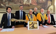 Un'immagine della conferenza stampa di oggi in Comune di Vicenza. Da sinistra, La Bruna, Zanetti, Righi, Stivan, Fabbris e Bedendo Un'immagine della conferenza stampa di oggi in Comune di Vicenza. Da sinistra, La Bruna, Zanetti, Righi, Stivan, Fabbris e Bedendo