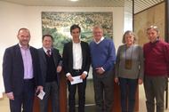 Un'immagine dell'incontro tra i dirigenti del Cupla provinciale e il direttore generale Pavesi Un'immagine dell'incontro tra i dirigenti del Cupla provinciale e il direttore generale Pavesi