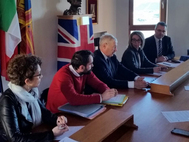 Da sinistra Tiziana Occhino, Diego Dalla Via, Renzo Marangon, Sonia Dalla Via, Carlo Dall’Alba Da sinistra Tiziana Occhino, Diego Dalla Via, Renzo Marangon, Sonia Dalla Via, Carlo Dall’Alba
