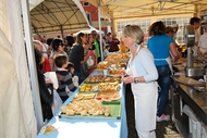 Lo stand di Pane in Piazza, in una precedente edizione Lo stand di Pane in Piazza, in una precedente edizione