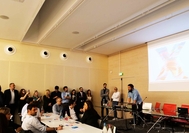 Un'immagine del warm up di TEDxVICENZA 2018 al Centro Formazione Esac Un'immagine del warm up di TEDxVICENZA 2018 al Centro Formazione Esac