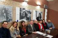 Il nuovo consiglio di delegazione, con il segretario Silvano Conte Il nuovo consiglio di delegazione, con il segretario Silvano Conte