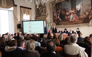 Un'immagine della conferenza stampa di presentazione Un'immagine della conferenza stampa di presentazione