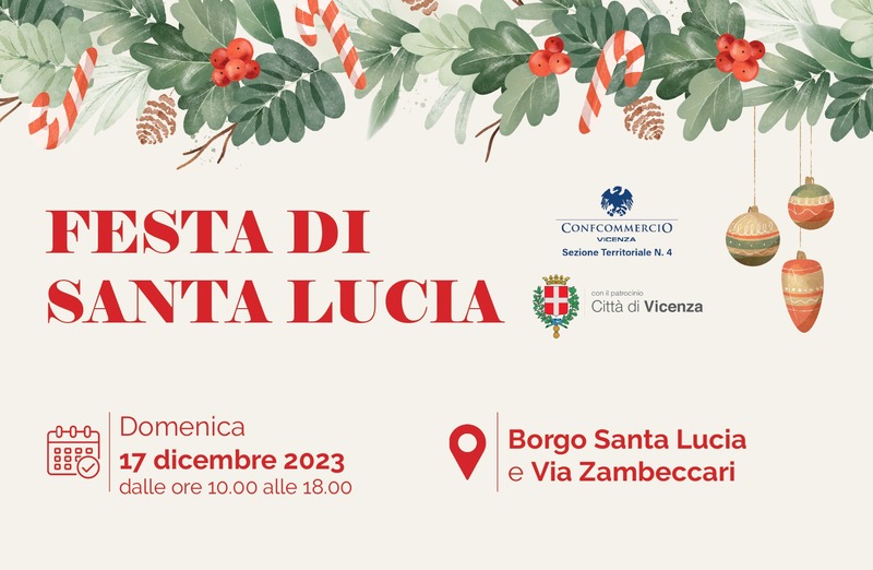 TUTTI INVITATI ALLA FESTA DI SANTA LUCIA