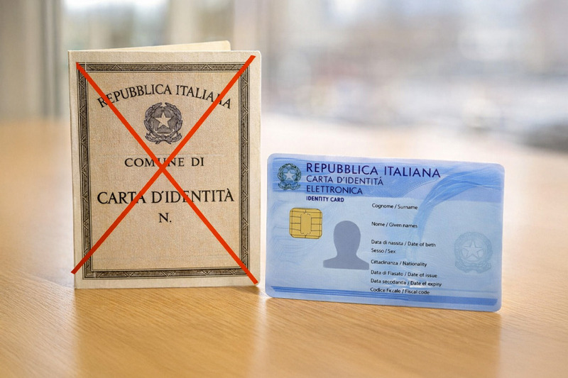LA CARTA DI IDENTITÀ CARTACEA SCADE IL 3 AGOSTO