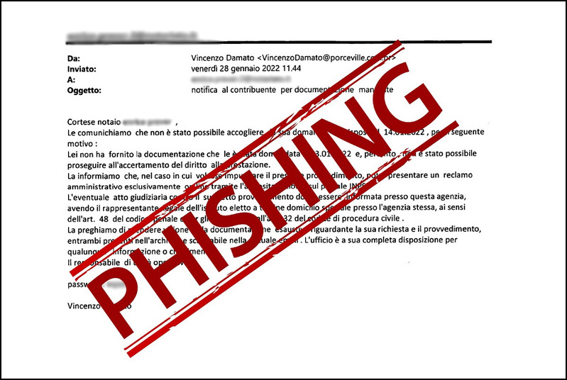 ATTENZIONE ALLE E-MAIL INGANNEVOLI, A RISCHIO IL SISTEMA INFORMATICO