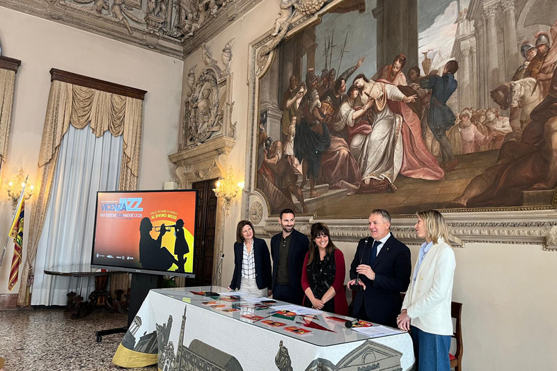 Un'immagine della conferenza stampa di presentazione dell'iniziativa