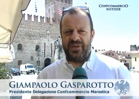 Giampaolo Gasparotto, presidente della delegazione Confcommercio di Marostica