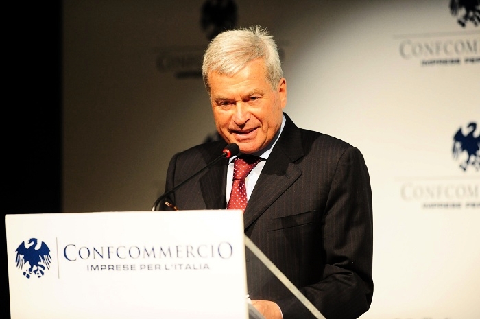 Carlo Sangalli, presidente nazionale Confcommercio