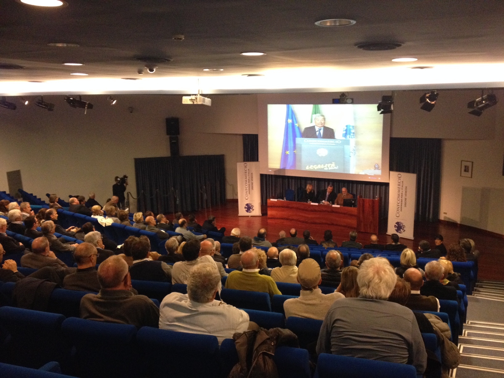 Un'immagine del convegno tenutosi nella sede della Provincia di Venezia