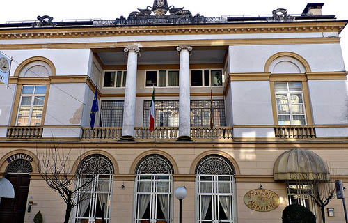 Un'immagine del Gran Caffé Municipale di Recoaro Terme