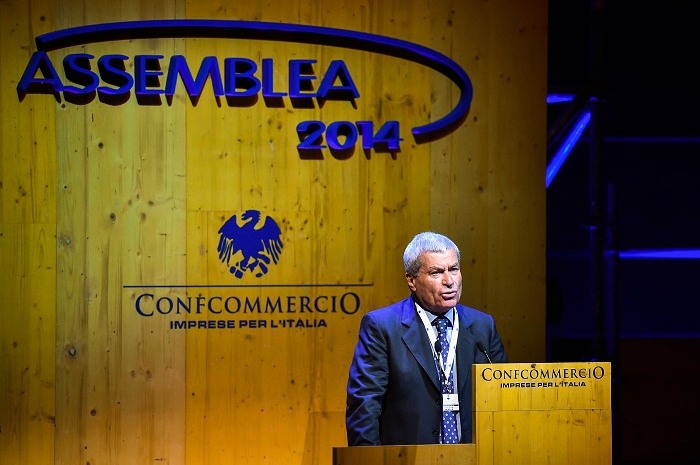 Il presidente Carlo Sangalli all'Assemblea generale Confcommercio