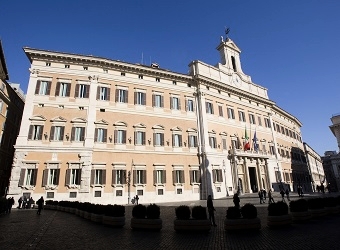 Montecitorio, sede della Camera dei Deputati