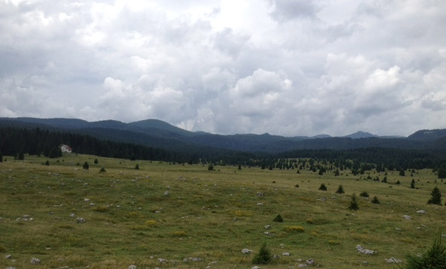 Nuvole sulla montagna vicentina, una costante questa estate 2014