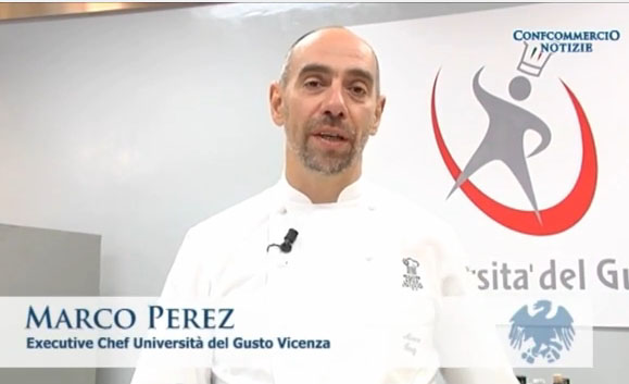 Lo chef Marco Perez