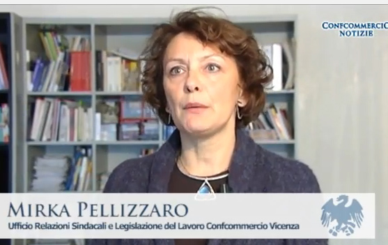 Mirka Pellizzaro, responsabile dell'Ufficio relazioni sindacali e legislazione del lavoro di Confcommercio Vicenza