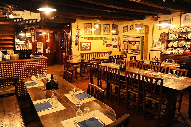 Un'immagine dell'Osteria Madonnetta