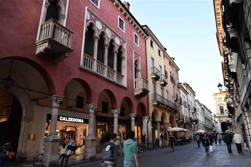 Un'immagine del centro strorico di Vicenza