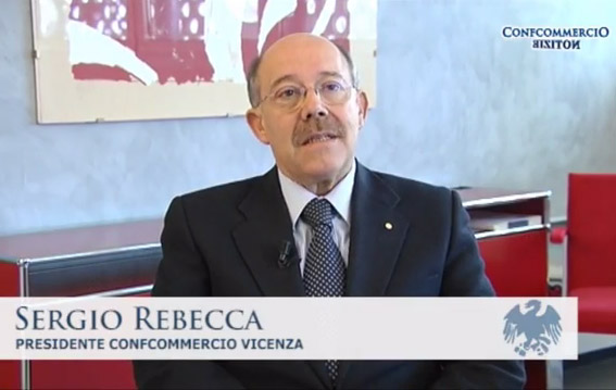 Sergio Rebecca, presidente di Confcommercio Vicenza