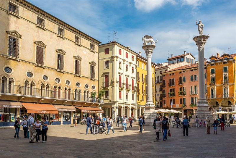 Piazza dei Signori a Vicenza