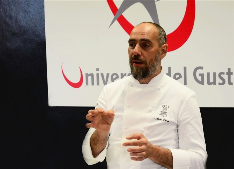 Lo chef Marco Perez, che terrà il cooking show sui piselli