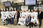 Foto di gruppo degli allievi del Master 2016 con il Comitato Scientifico del Master e Nadia e Antonio Santini