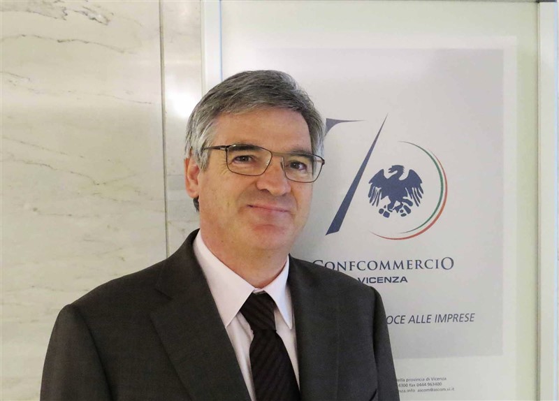 Stefano Soprana, presidente della Delegazione Confcommercio di Vicenza