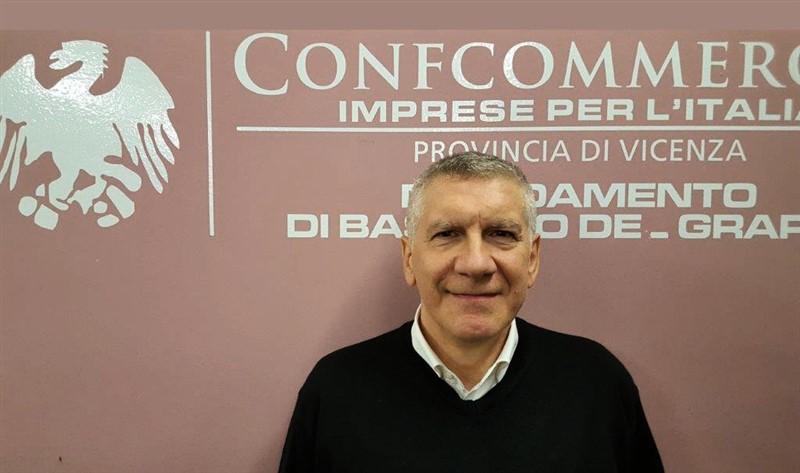 Il Presidente di Confcommercio  Bassano Paolo Lunardi