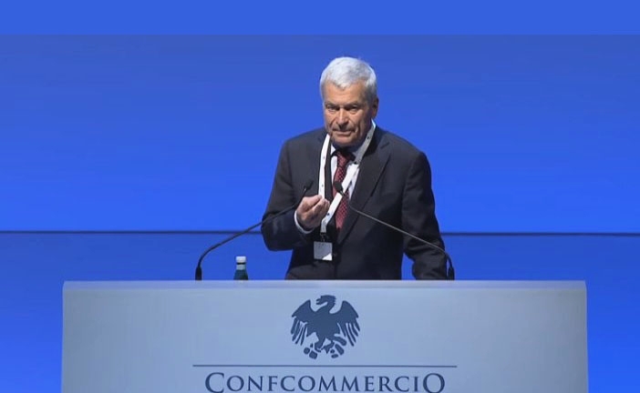 Il presidente di Confcommercio Imprese per L'Italia, Carlo Sangalli