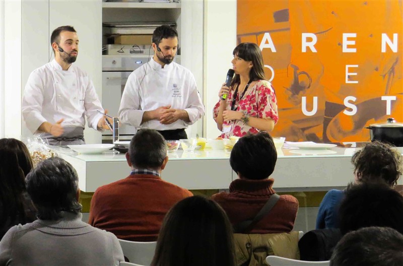 Un cooking show all'Arena del Gusto di Spazio Casa