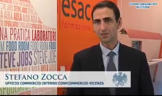 Stefano Zocca dell'Ufficio Commercio Interno di Confcommercio Vicenza