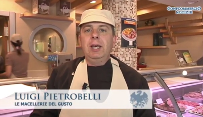 Luigi Pietrobelli dell'omonima macelleria di Dueville