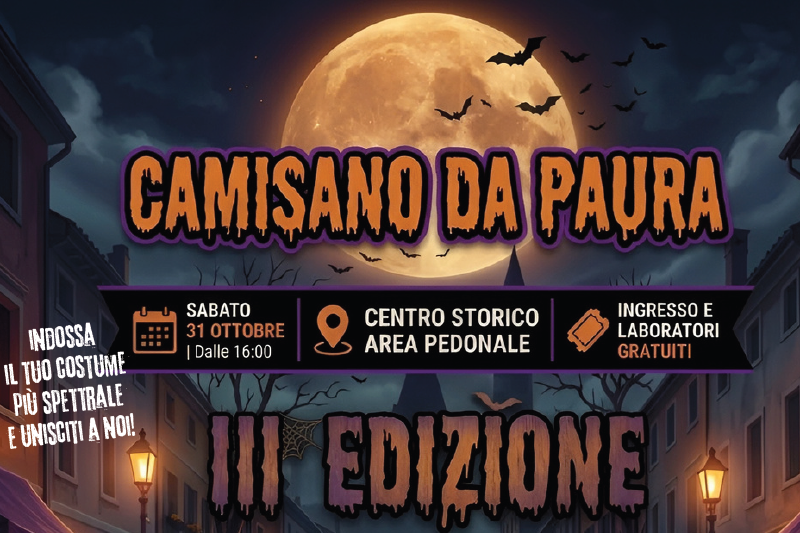 “CAMISANO DA PAURA”: HALLOWEEN INVADE IL CENTRO STORICO