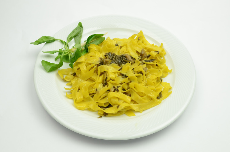 Fettuccine con ranpussolo