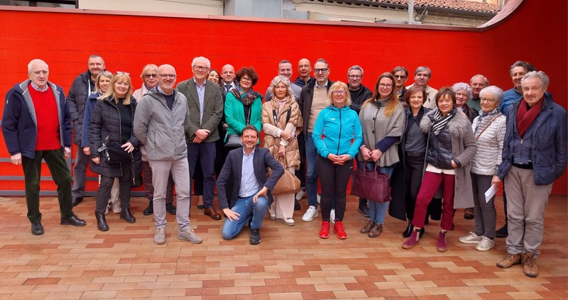 Una foto scattata alla premiazione dei vincitori