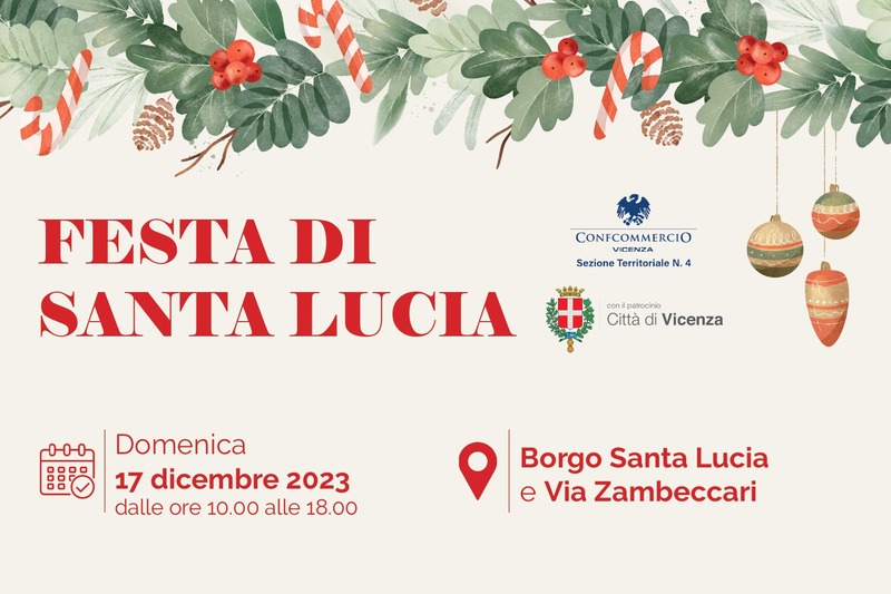 TUTTI INVITATI ALLA FESTA DI SANTA LUCIA